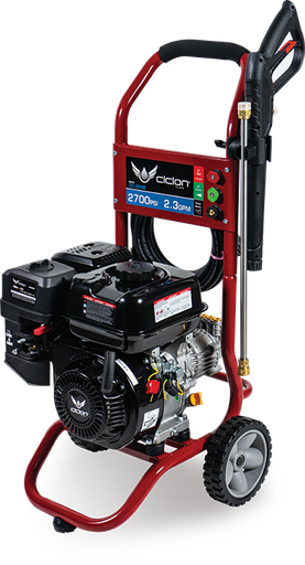Hidrolavadora Gasolina 6.5 HP, 2,700 PSI (186 BAR) Ciclon CIC-HG66E