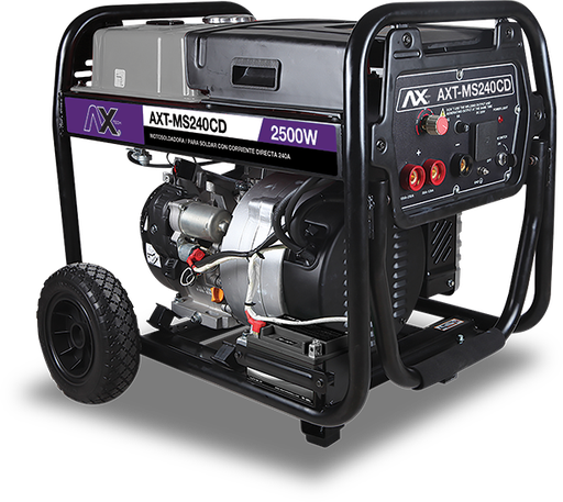Motosoldadora 50-240Amp, CD, 16HP, 2,500Watts, 220V Ax Tech AXT-MS240CD